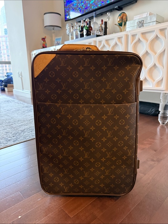 Louis Vuitton Handbags - Louis Vuitton Monogram Canvas Rolling Suitcase in Brown and Tan